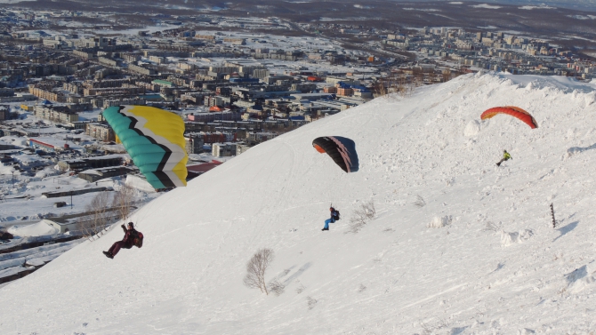 Камчатский апрель в динамике! (Воздух, спидфлаинг, камчатка, kamchatka speedflying team)