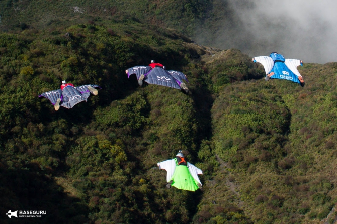 Wings for Love - Baseguru team video round 2 (adidasoutdoor, terrex, julbo, excam, basejumping, wingsuit)