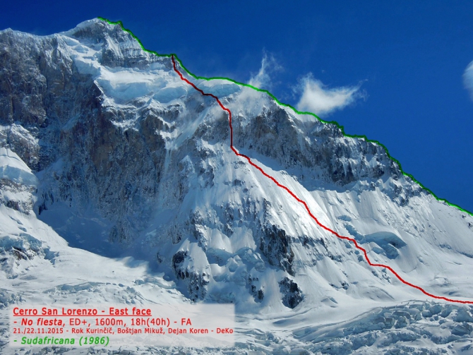 Серро Сан Лоренцо: три новых маршрута в Патагонии от словенских альпинистов (Альпинизм, новый маршрут, патагония, первопрохождение)
