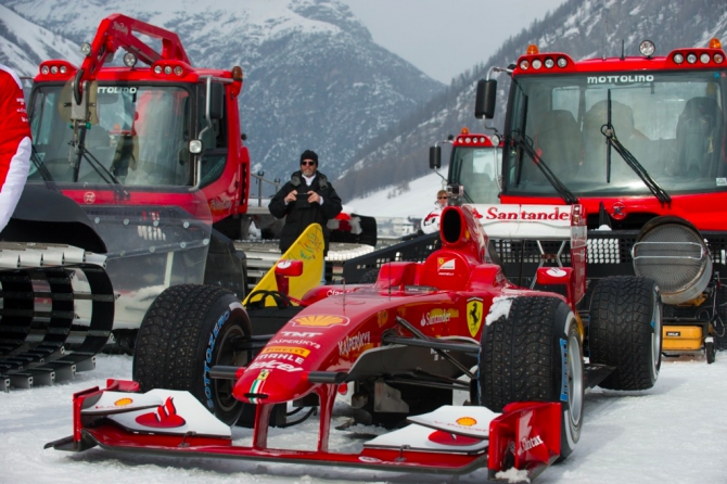 В Ливиньо покатали формульный болид Ferrari (Горный туризм)