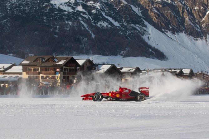 В Ливиньо покатали формульный болид Ferrari (Горный туризм)