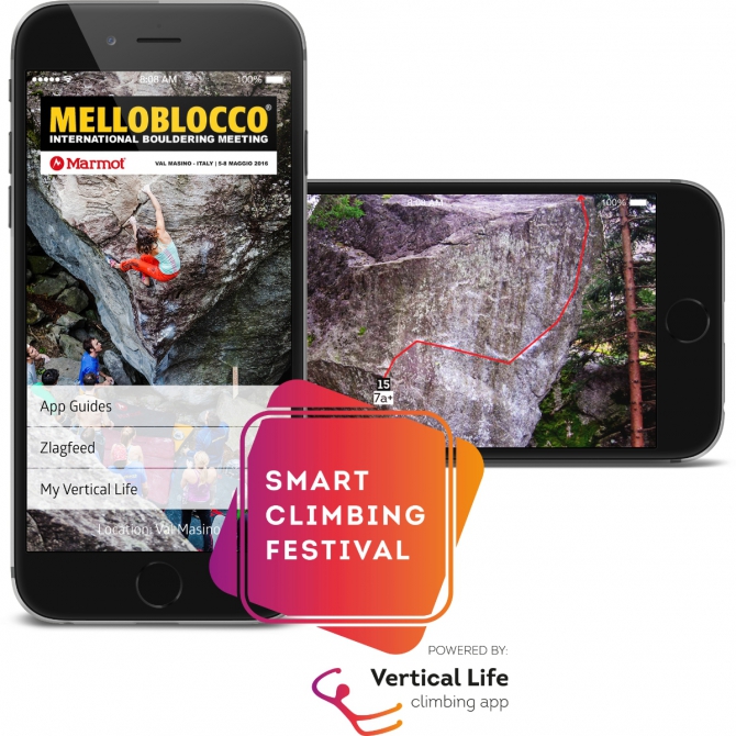 Melloblocco-2016: смарт-лазание со смартфоном (Скалолазание, скалолазание, боулдеринг, меллоблоко, италия, фестиваль, соревнования)