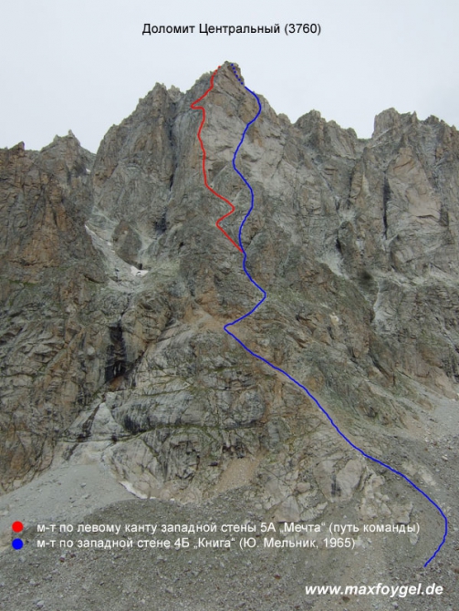 Узункол новый маршрут Доломит (Ц) 5А 1100м F6a (Альпинизм, маршрут мечта 5а, доломит центральный)