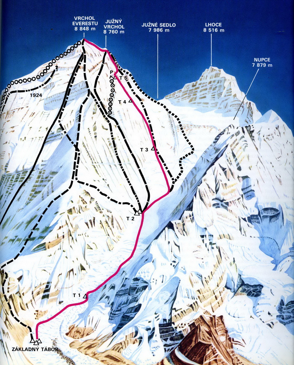 Карта вершин гималаев. Гора Эверест маршруты восхождения. Южный маршрут на Эверест. Западный куум Эверест. Эверест маршруты восхождения схема.