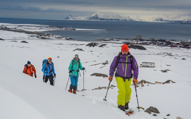 Backcountry на границе человеческого обитания. Часть 2 (фоторепортаж). (Бэккантри/Фрирайд, Щпицберген, ski-tour, freeride, север, арктика, мечта, Северный Ледовитый океан, Longyearbyen)