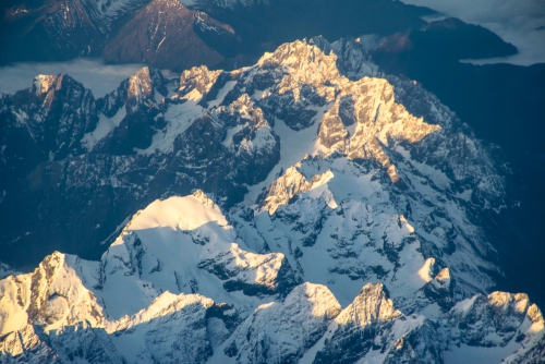 Китайские Альпы через иллюминатор. (Альпинизм, сычуань)