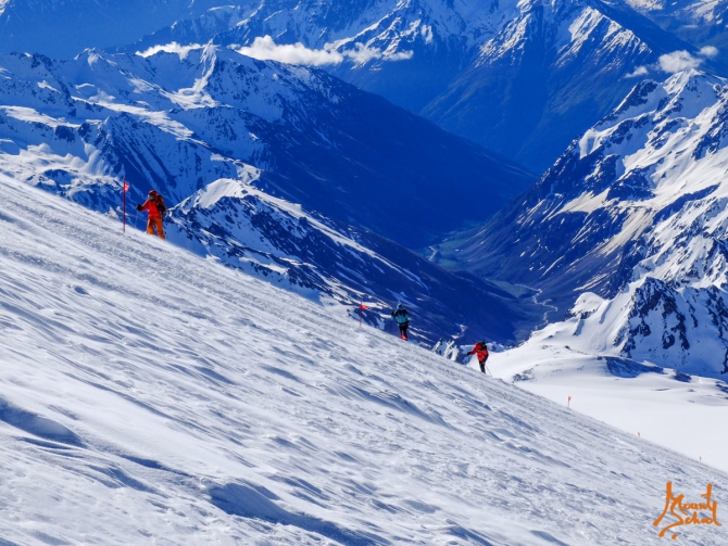 Эльбрус - вверх и вниз на лыжах (Альпинизм, эльбтус, скитур, трек, веденин)