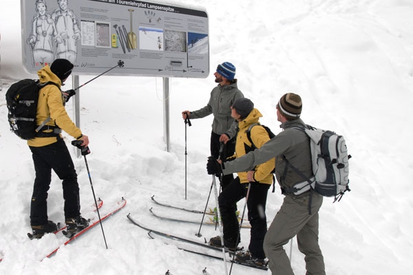 Учебный ски-турный полигон в Тироле. (dav club russland)
