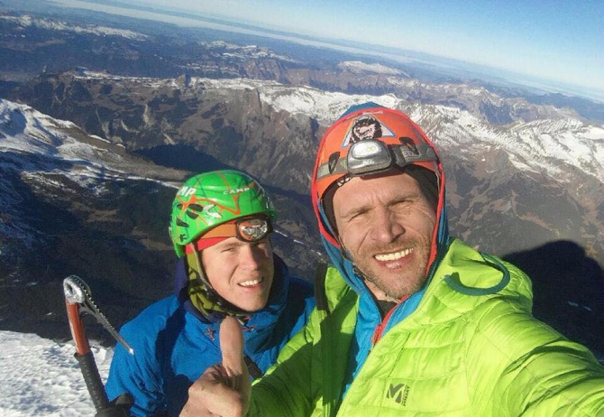 Том Баллард и Марцин Томашевски поднялись на Айгер по новому маршруту (Альпинизм, North Face, первопрохождение)