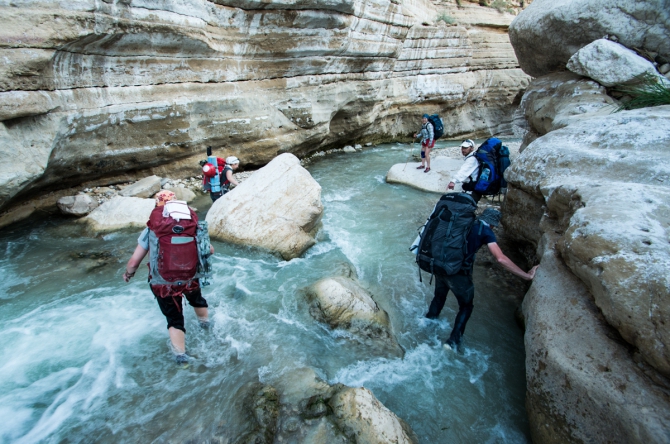 Треккинг и каньонинг в Иордании. Wadi Hasa. Самый длинный пешеходный каньон (Горный туризм)