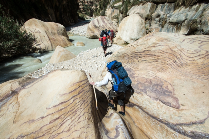 Треккинг и каньонинг в Иордании. Wadi Hasa. Самый длинный пешеходный каньон (Горный туризм)