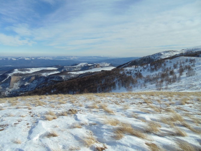 Зимний поход по маршруту Большой Тхач - Агиге - Малый Бамбак (Кавказ, Туризм)