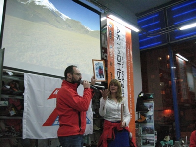Фотоотчет с вечера Клуба 7 Вершин в магазине Актиный отдых (Альпинизм, баск, абрамов, коробешко)