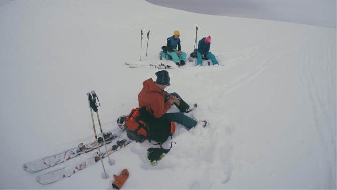 Ски-тур на Бзерпинский карниз (красная поляна, скитур)