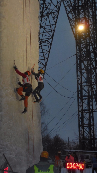 Второй этап КР по ледолазанию в Кирове: как это было (Ледолазание/drytoolling, ледолазание, трамплин, ЭКР по ледолазанию, iceclimbing)