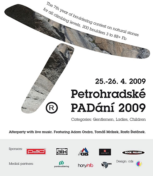 Фестиваль болдеринга Petrohradske PADani: Чехия, 25-26 апреля 2009 (Скалолазание, скалолазание, боулдеринг, bouldering)