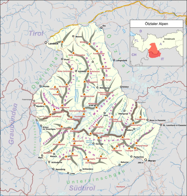 Вильдшпитце - красавица Тироля (ГорныйГид, Wildspitze, тироль, альпы, скитур)