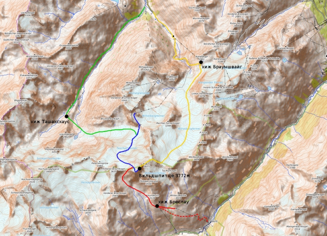 Вильдшпитце - красавица Тироля (ГорныйГид, Wildspitze, тироль, альпы, скитур)