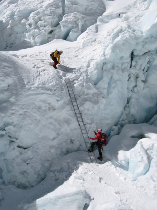 Эверест 2009. Первый выход в Лагерь 1. (Альпинизм, 7 вершин, абрамов)