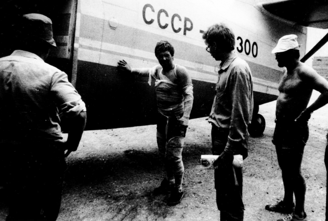 На вершину Корженевской. 1986 - 87г (Горный туризм)