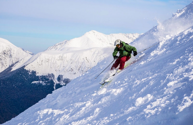 Соревнования Rosa Khutor Freeride Contest 2019 (Горные лыжи/Сноуборд, фрирайд, горы, action brothers)