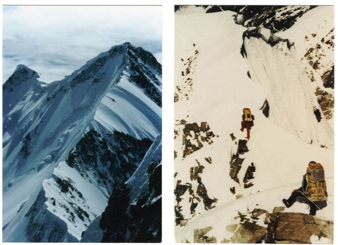 &quot;Рижский&quot; траверс Безенгийской стены, 1995 год (Альпинизм, горы, безенгийская стена, дмитрий павлов, группа павлова)