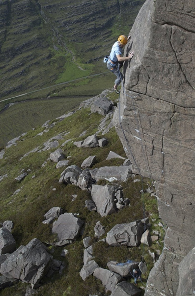 Дейв Маклауд пролез новый маршрут в районе Torridon, Шотландия (Альпинизм, скалолазание)