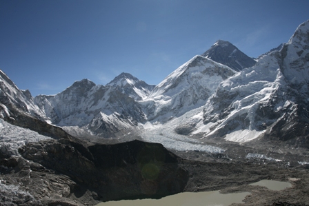 Результаты трека к Эвересту в рамках проекта "Эверест-Полет 2009" (Альпинизм, кхумбу, л.кхумбу, божуков, полёт, снежный барс, ледник, восхождение, параплан, альпинизм)