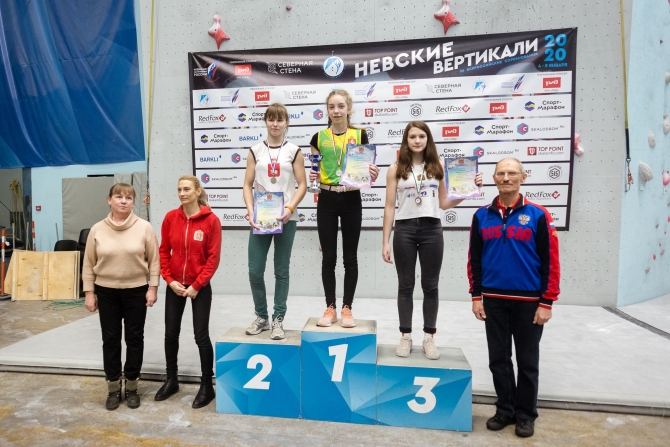 «Невские вертикали-2020»: призеры скорости (Скалолазание)