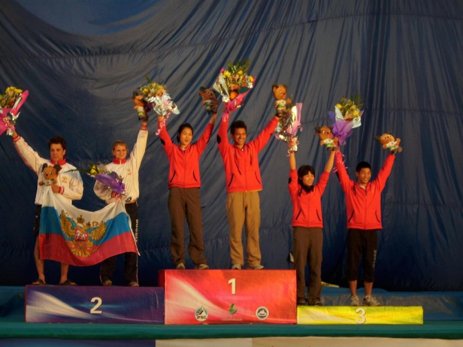 Чемпионат в Китае - еще один день награждений. (Скалолазание, russia-kazzakhstan, sport climbing, skala, rock for everybody, klenov)