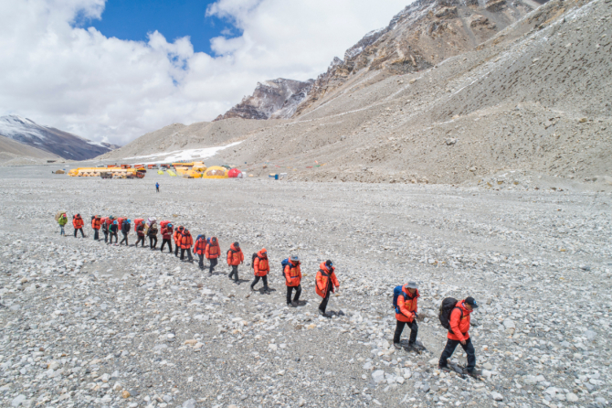 Научные цели китайской экспедиции на Эверест (Альпинизм, Эверест - 2020, измерение высоты)