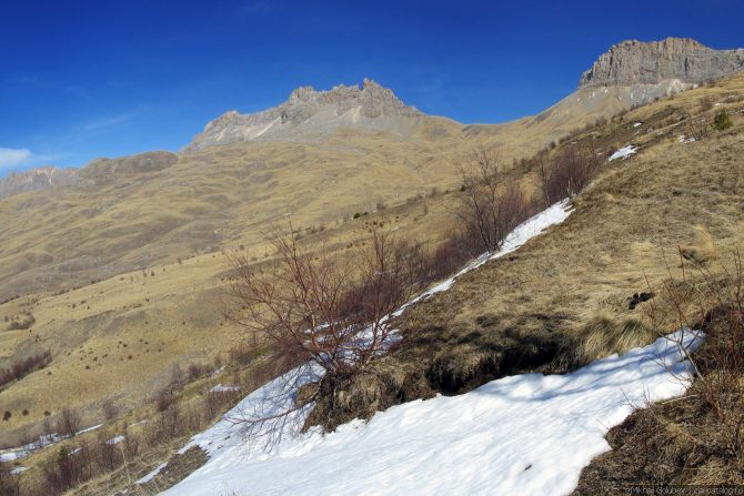По среднегорью С.Осетии в марте 2020. Лучшие фото (Горный туризм, горы, кавказ, осетия)