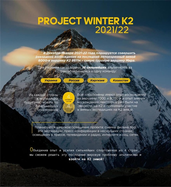 Зимняя экспедиция на К2 (Альпинизм)