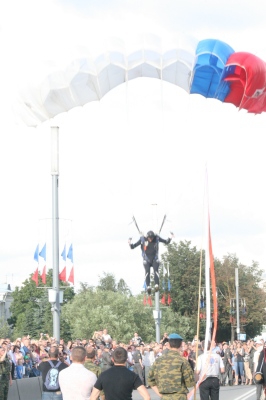 Cоревнования парашютистов VII Кубок «Гран-при ПараЭлит СНГ - 2009» в Пскове (Воздух)