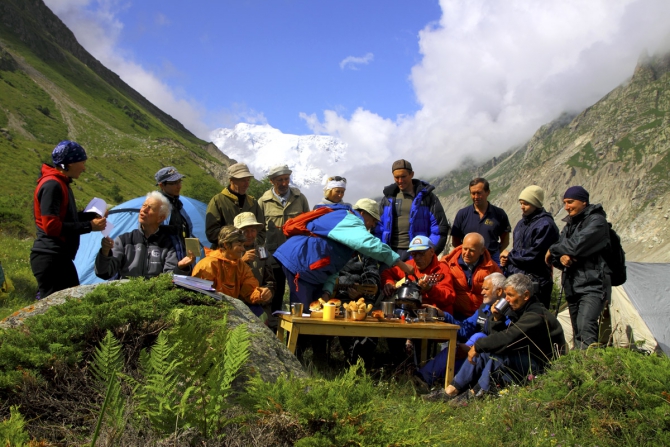 Встреча ветеранов альплагеря Безенги (Альпинизм, альплагерь, ветераны, юбилей, лето, кавказ, горы)