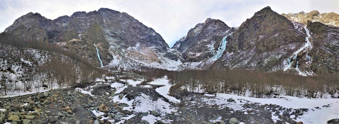 Дигория и Мидаграбинские водопады. Ледолазание на Кавказе. (Ледолазание/drytoolling)