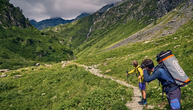 Итальянцы и новый маршрут "RücknRoll" (500 m, ED+, 7b+) на вершину Миттельрюк (Mittelrück, Альпинизм)