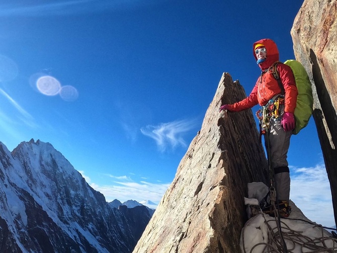 Номинация премии "Mountain Guides" - Оксана Якименко. Премия "Стальной Ангел" (Альпинизм)