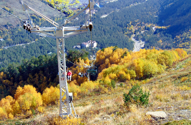 Осенний Чегет. (Путешествия)