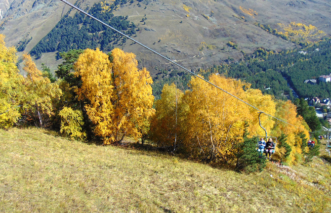 Осенний Чегет. (Путешествия)