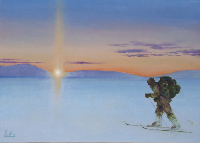 что навеяло к созданию картины ТАЙМЫРСКИЙ МАРАФОН