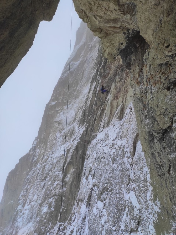 Разведка боем для новой 6Б на Ерыдаг (Альпинизм)