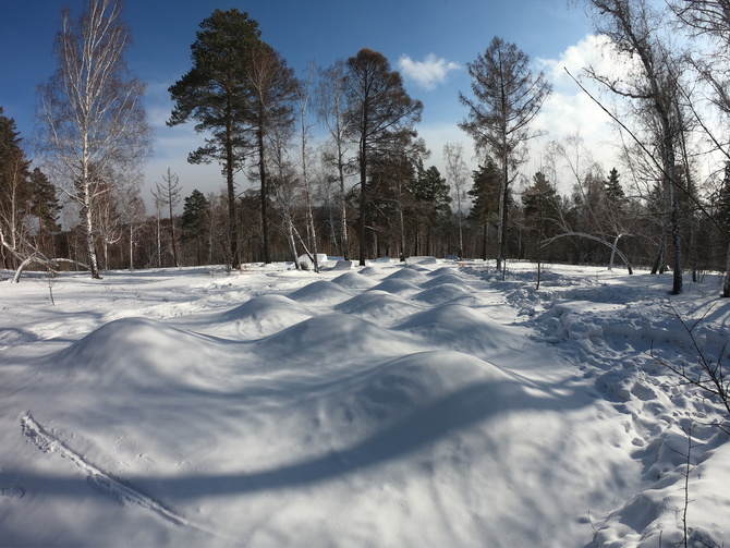 2 Могульная трасса в сноу-парке Tzarsky Rider (Горные лыжи/Сноуборд)