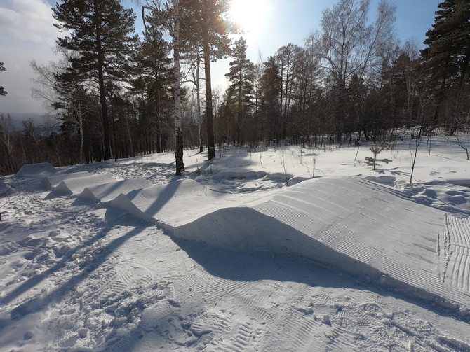 7 Могульная трасса в сноу-парке Tzarsky Rider (Горные лыжи/Сноуборд)
