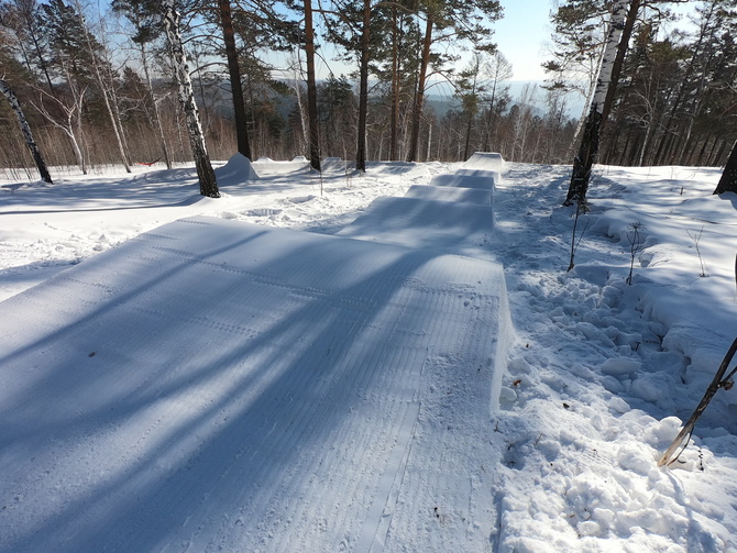 9 Могульная трасса в сноу-парке Tzarsky Rider (Горные лыжи/Сноуборд)