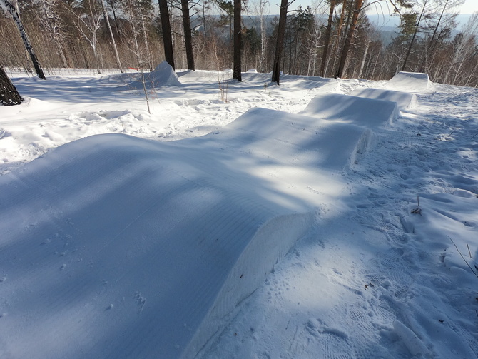 10 Могульная трасса в сноу-парке Tzarsky Rider (Горные лыжи/Сноуборд)