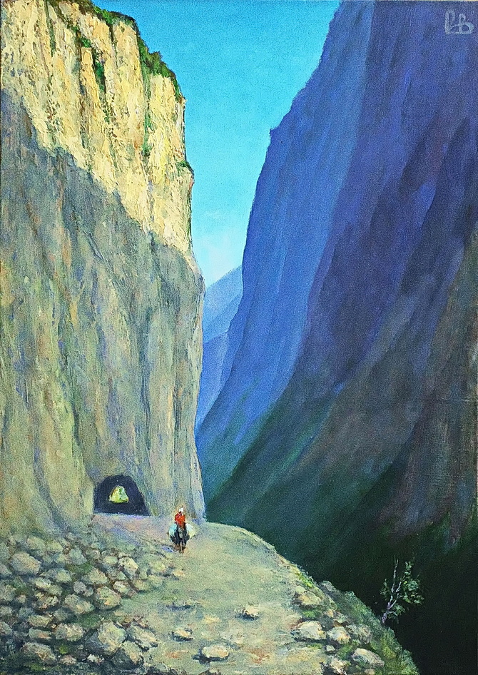 В ГОРАХ ОСЕТИИ. ПОЛДЕНЬ. ГЕГА. (Горный туризм)