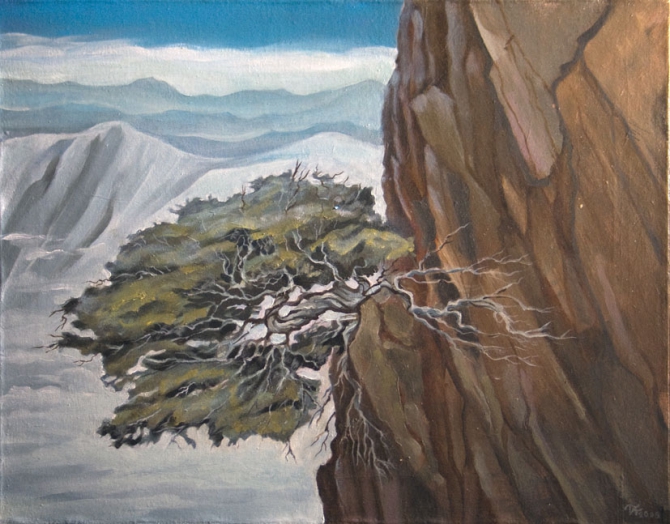 Картина без названия (Альпинизм, горы, живопись)
