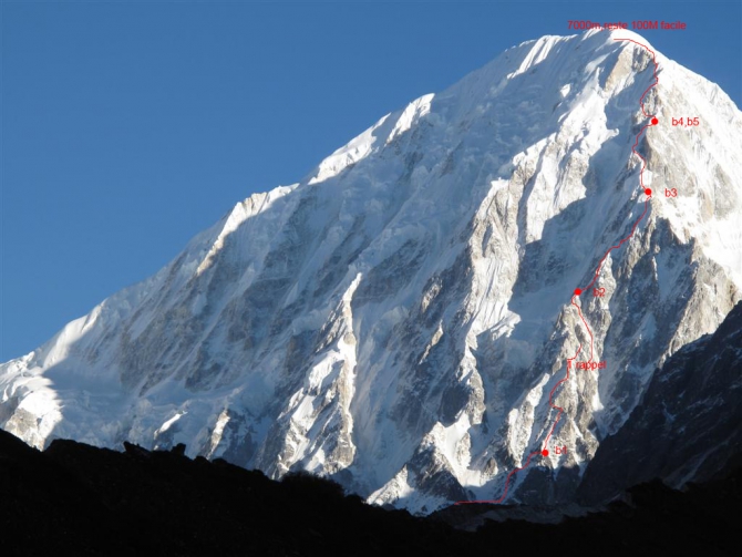 Nemjung по Южному Ребру (Альпинизм, yannick graziani, непал)
