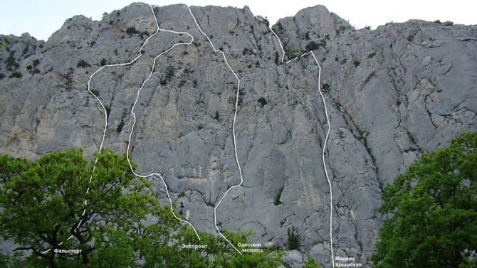 Описания маршрутов на большую, но малоизвестную крымскую гору Мердвень каясы (Альпинизм, альпинизм, маршруты)